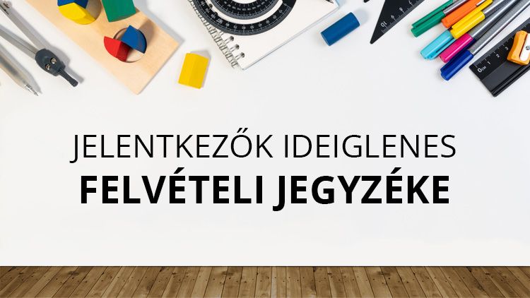 Ideiglenes felvételi jegyzék
